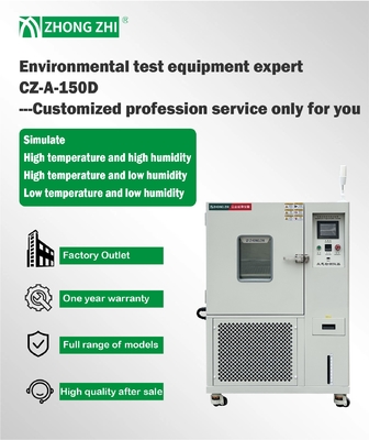CZ-A-150D Programmable Lab Constant Temperature and Humidity Control Cabinet Environmental Climate Chamber Equipment for Fabric